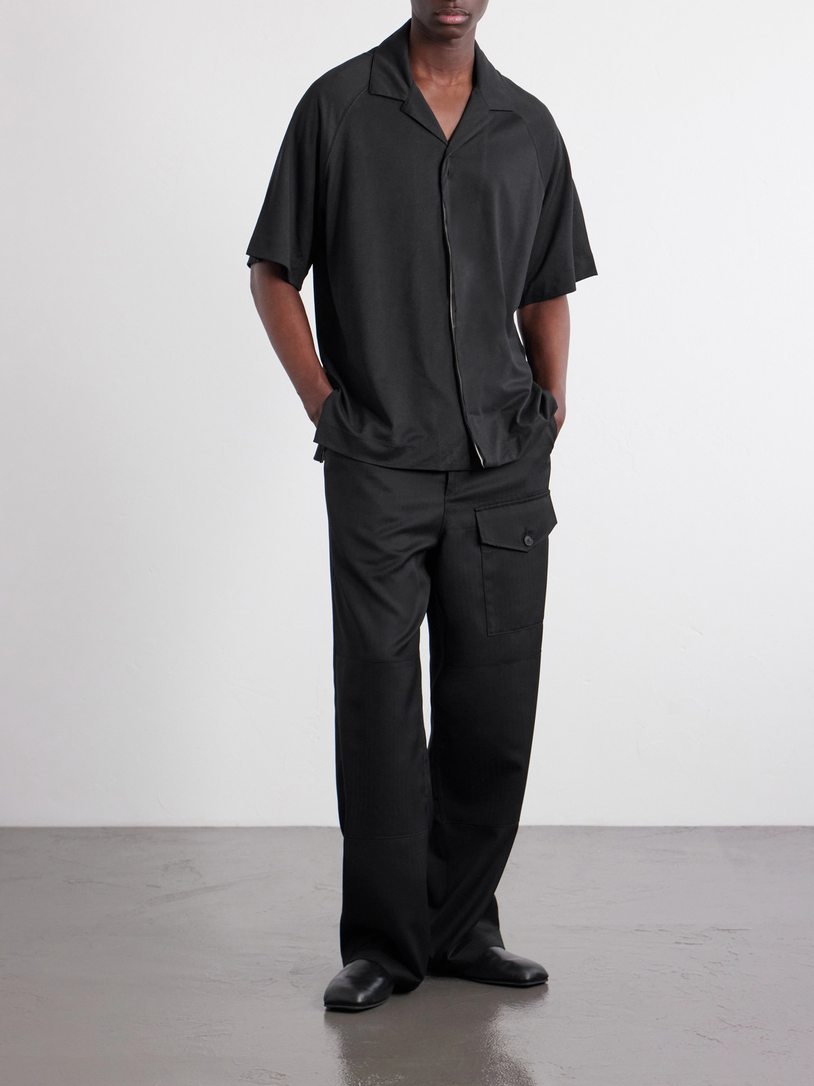 La Chemise Jean Atelier Camp-Collar Jersey Shirt