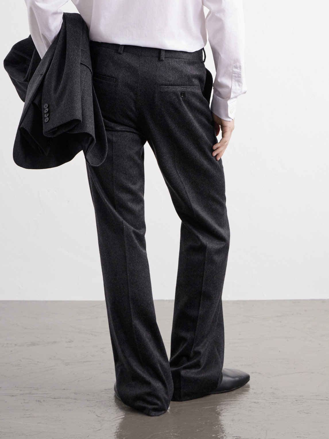 Straight-Leg Wool And Cashmere-Blend Suit Trousers