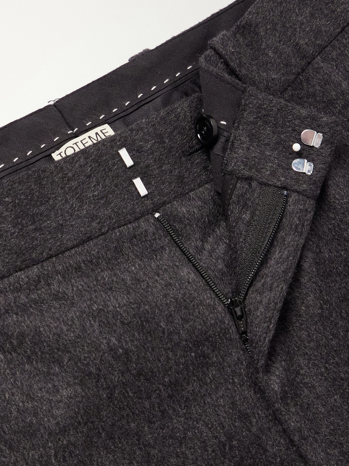 Straight-Leg Wool And Cashmere-Blend Suit Trousers