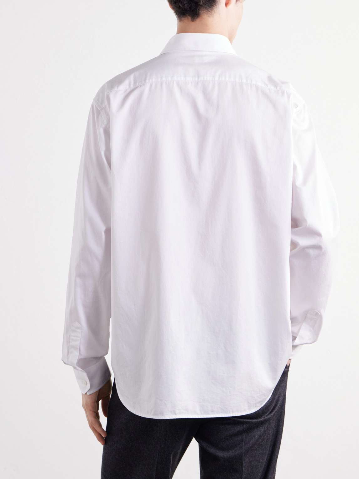 Button-Down Cotton-Poplin Shirt
