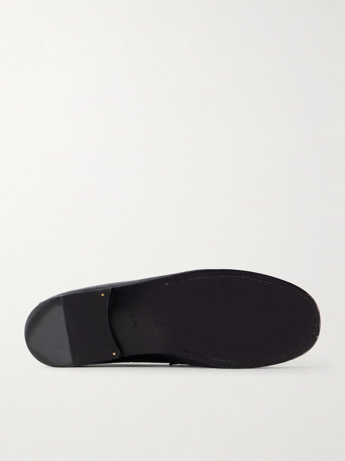 Croc-Effect Loafers