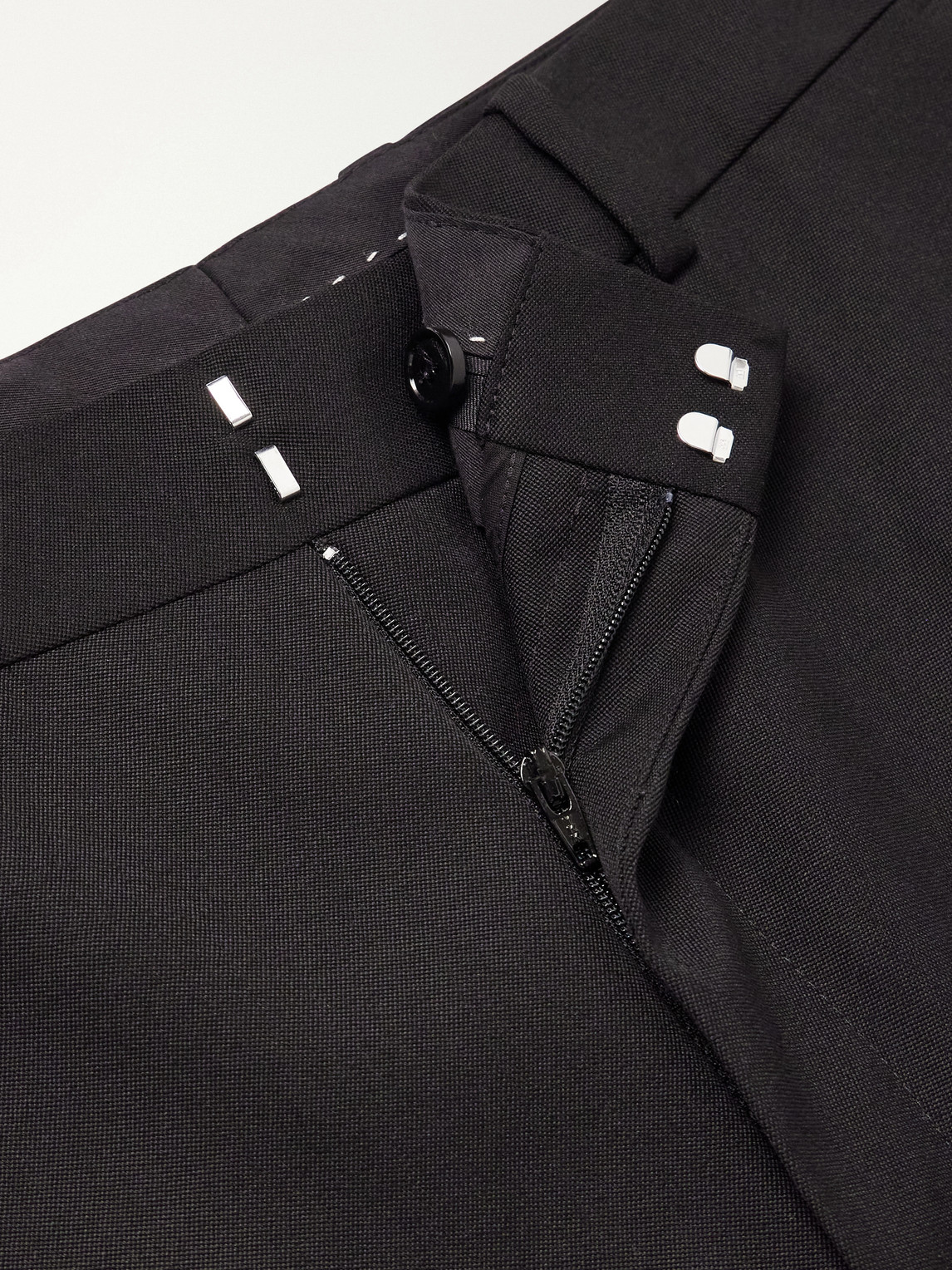 Flared Wool Trousers