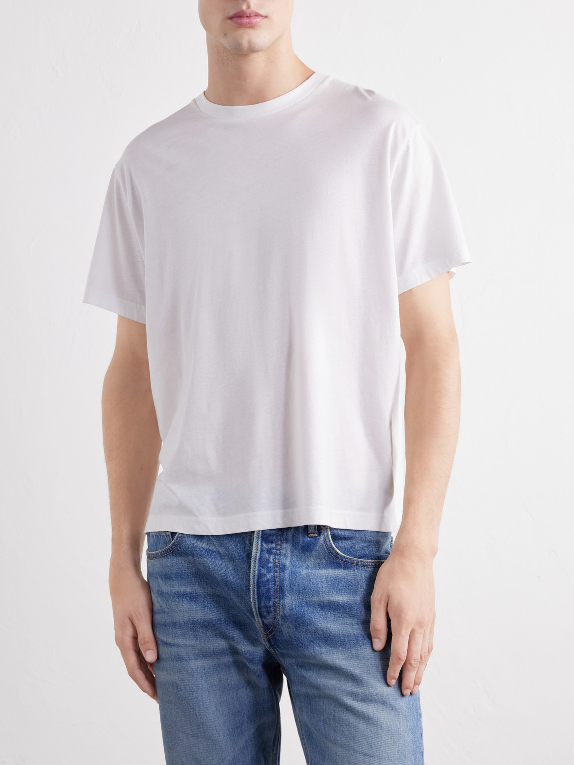 Cotton And Cashmere-Blend Jersey T-Shirt