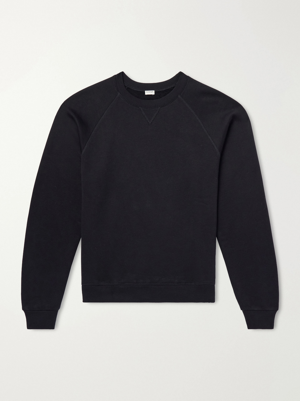 Cotton And Silk-Blend Jersey Sweater