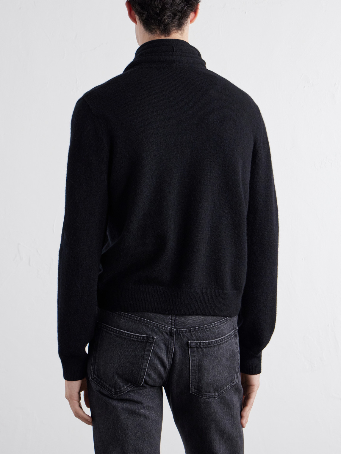 Scarf-Detailed Cashmere Cardigan