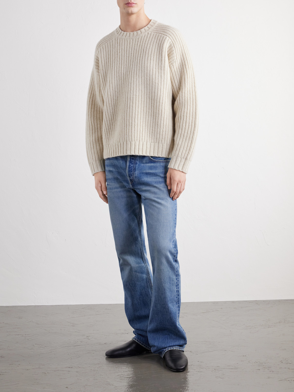 Ribbed Wool Sweater