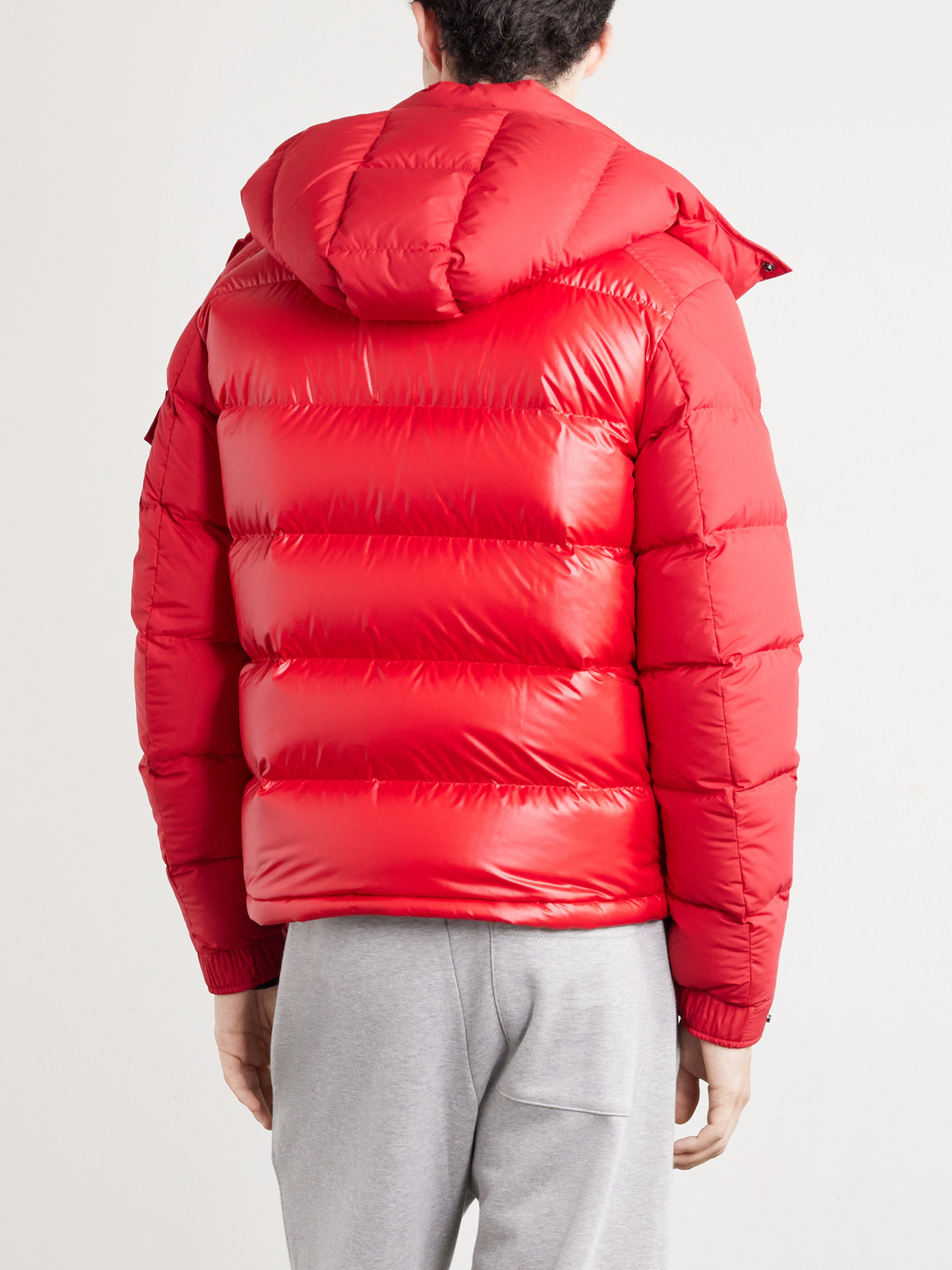 Maya Hooded Quilted Shell Down Jacket