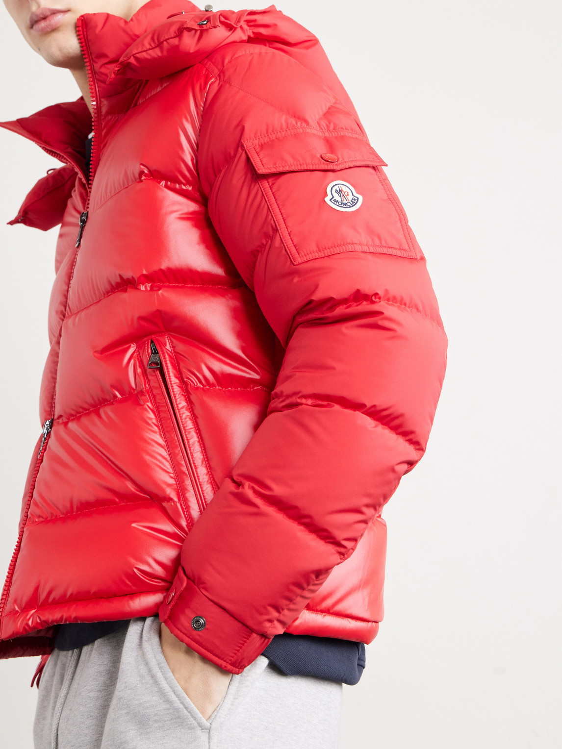 Maya Hooded Quilted Shell Down Jacket