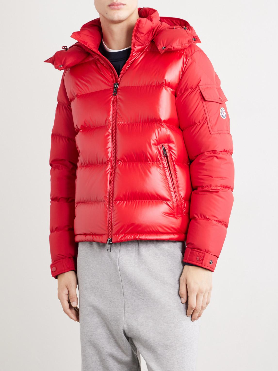 Maya Hooded Quilted Shell Down Jacket