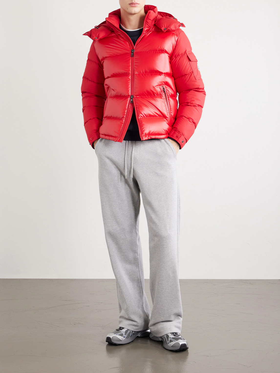 Maya Hooded Quilted Shell Down Jacket