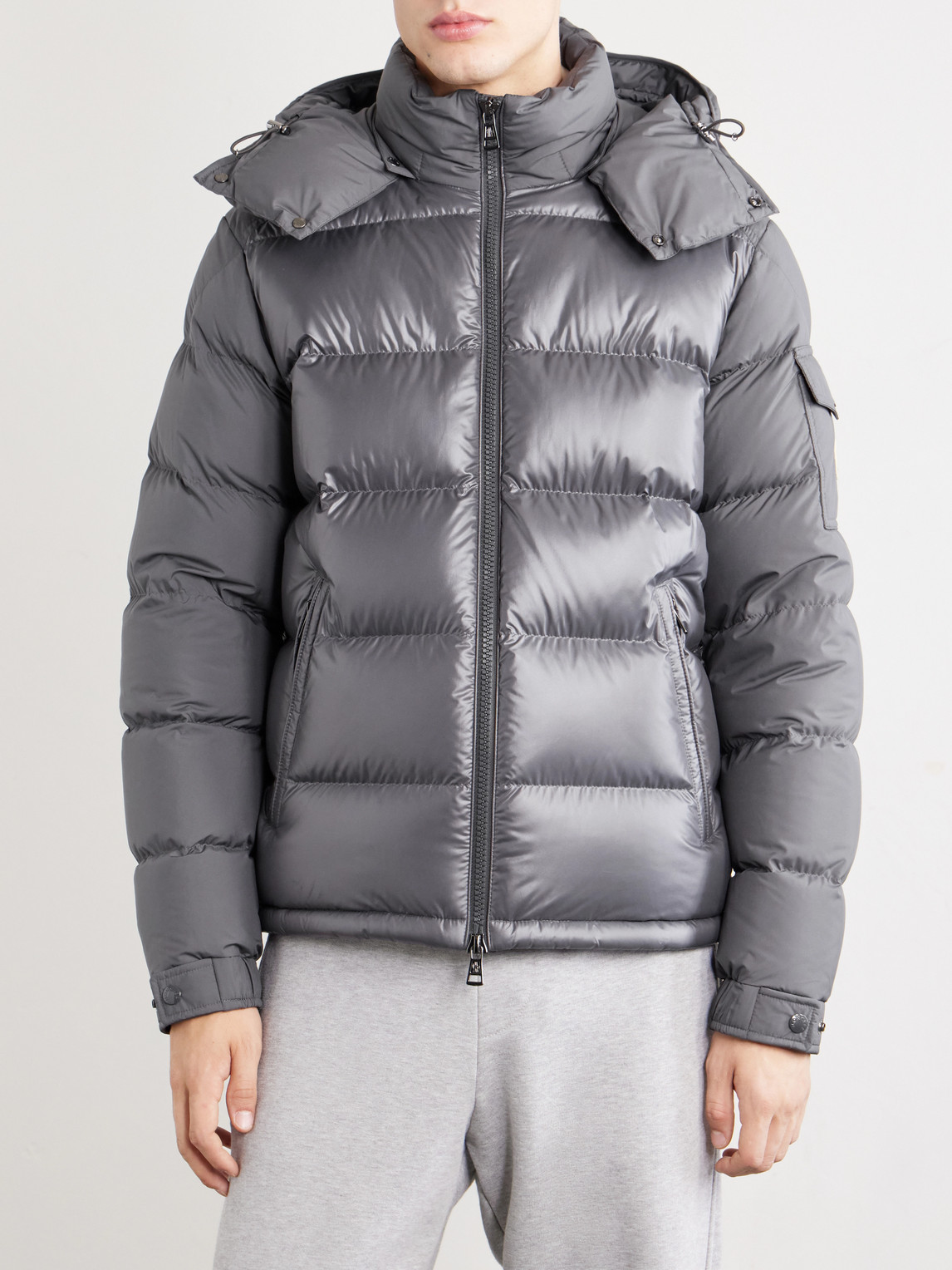 Maya Hooded Quilted Shell Down Jacket