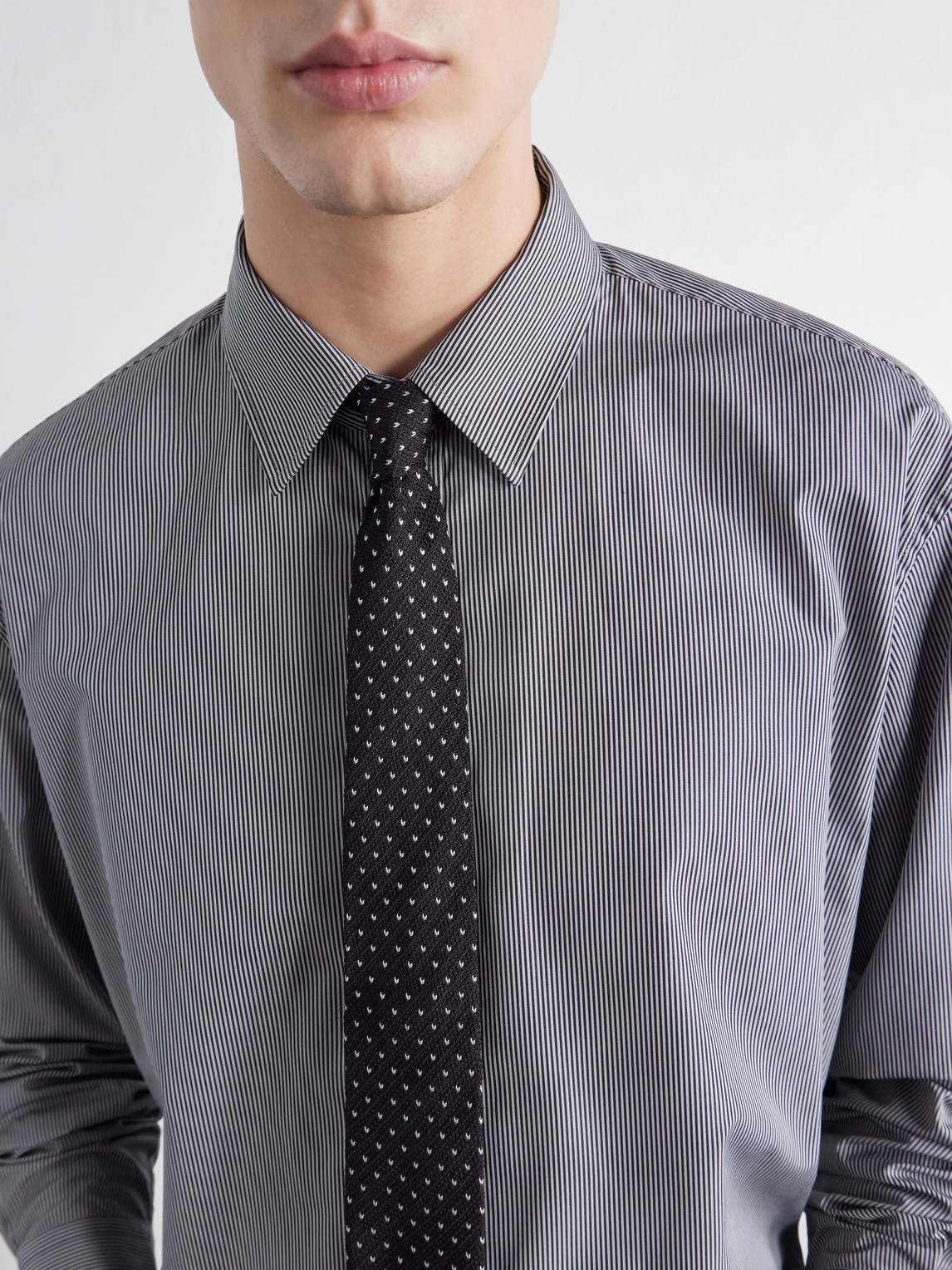 Striped Cotton-Poplin Shirt