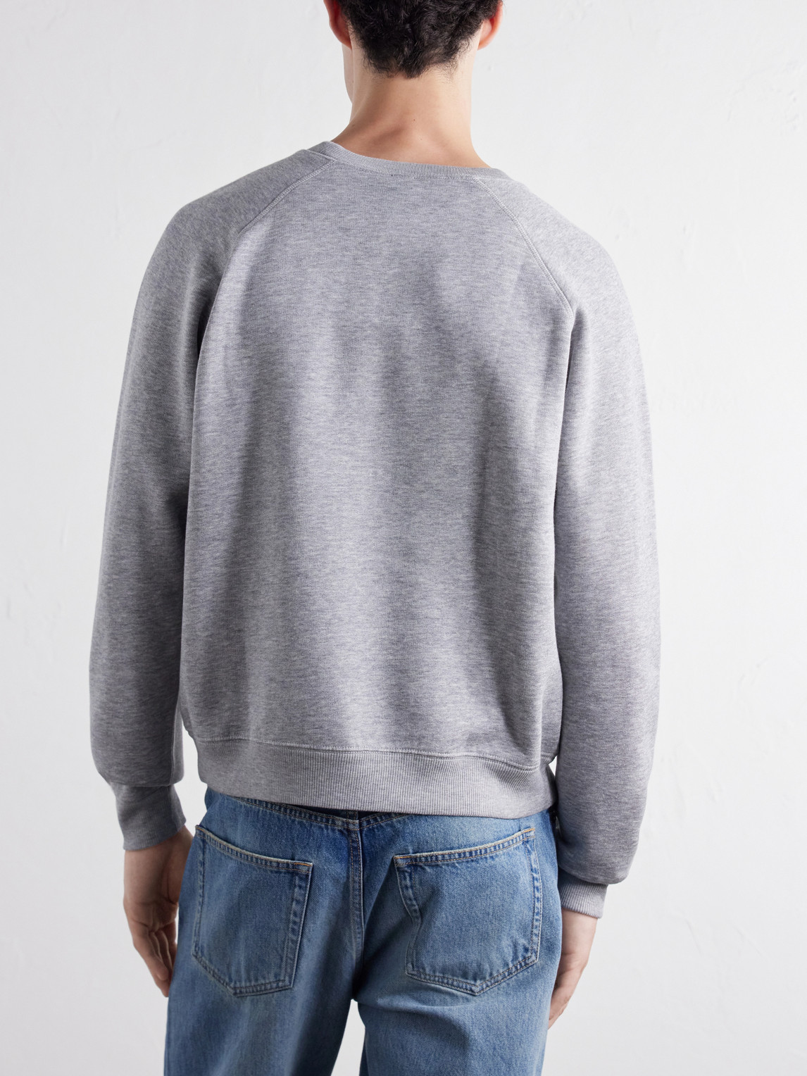 Cotton And Silk-Blend Jersey Sweater