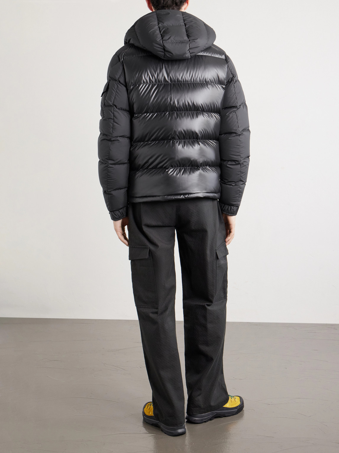 Maya Hooded Quilted Shell Down Jacket