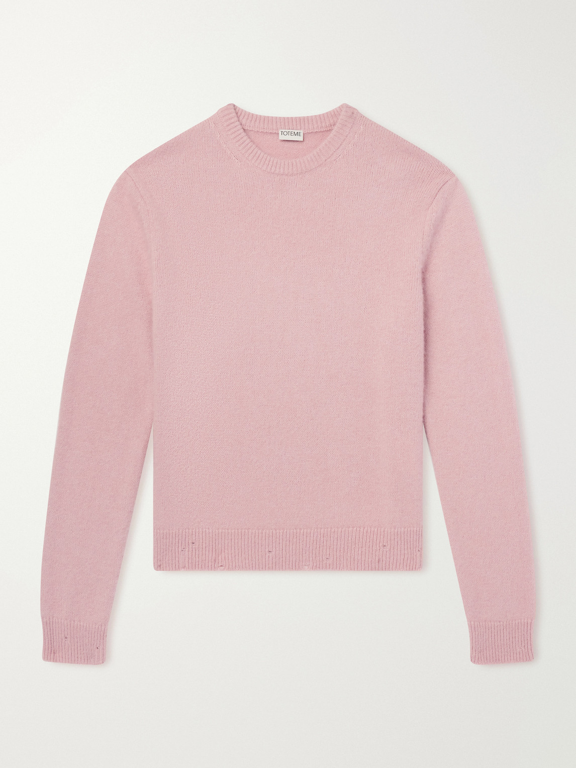 Distressed Silk, Alpaca And Cashmere-Blend Sweater