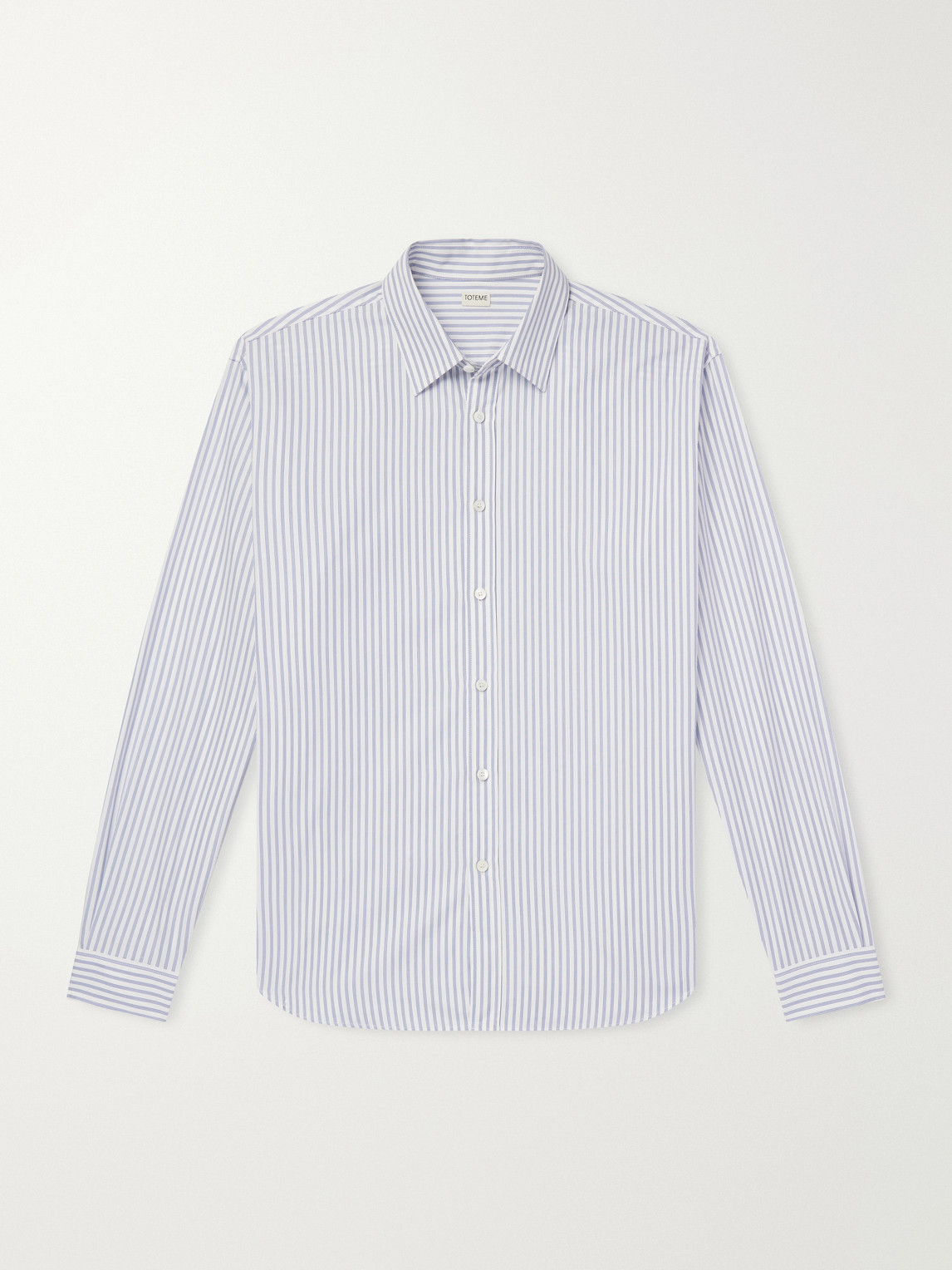 Cotton-Poplin Shirt Striped