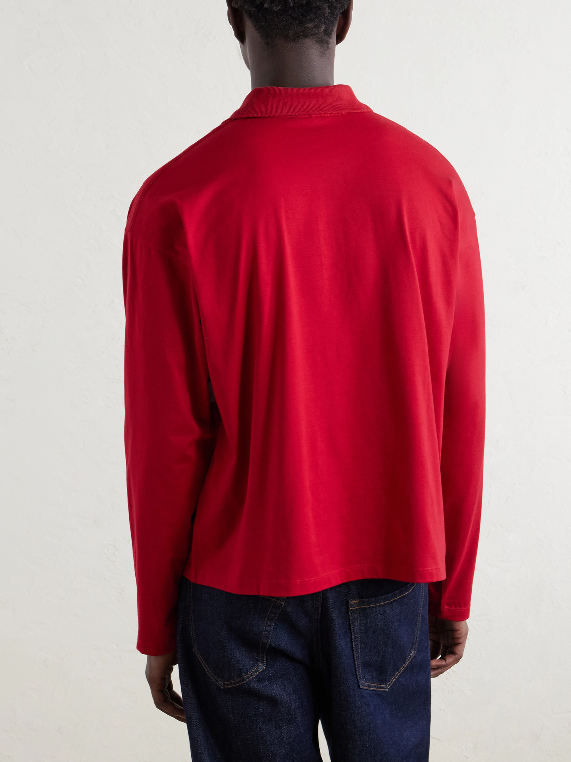 Polo Cotton Logo Embroidery Shirt