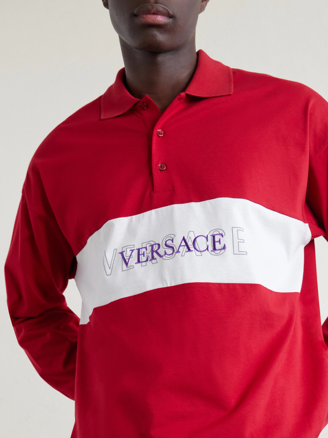 Polo Cotton Logo Embroidery Shirt