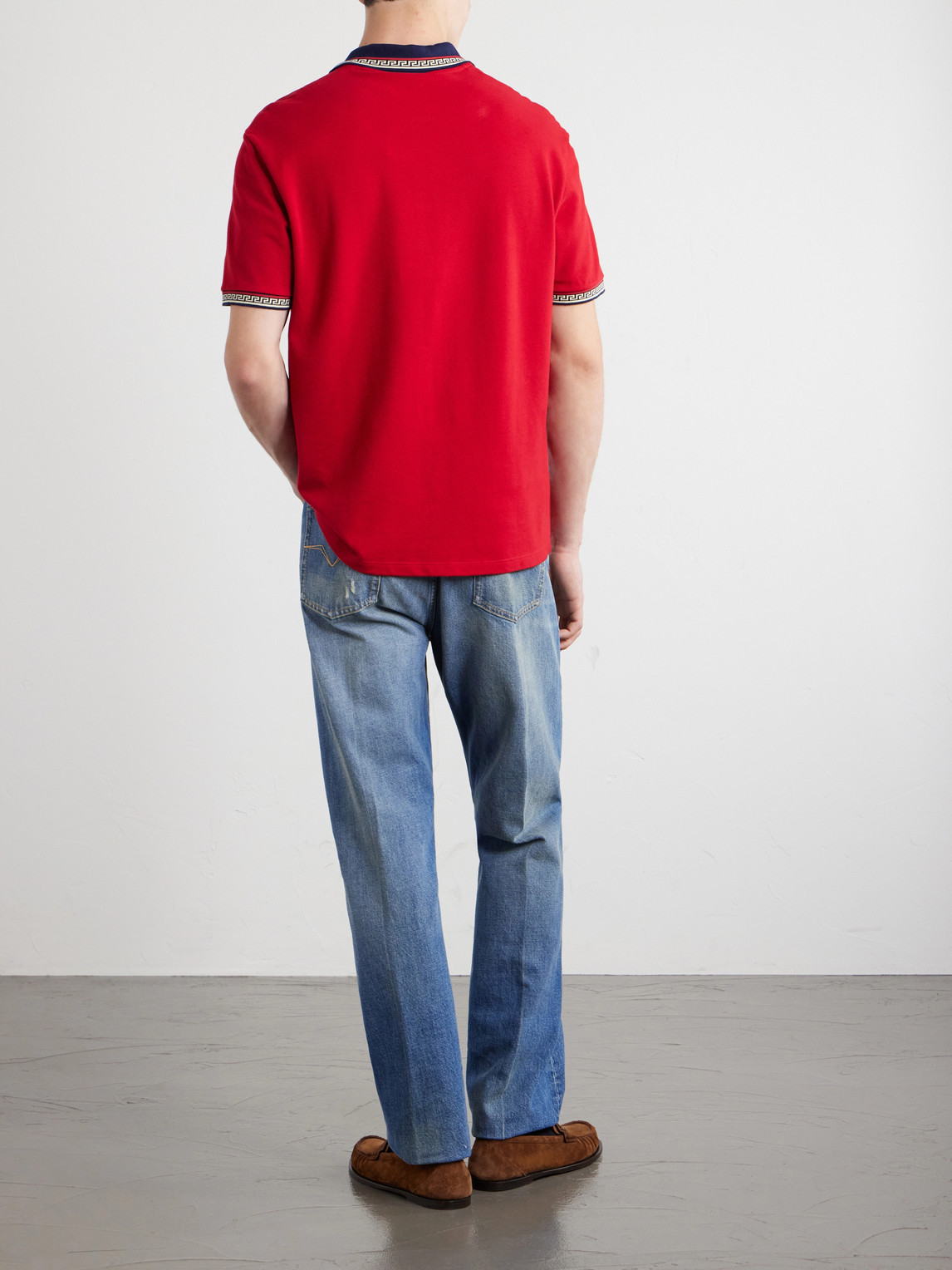 Logo-Embroidered Cotton-Piqué Polo Shirt