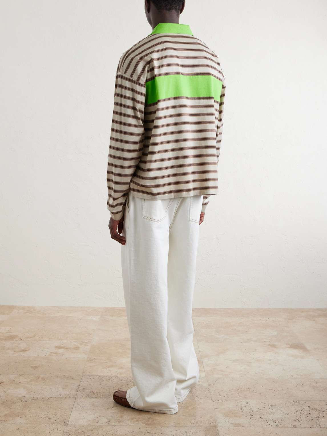 Polo Striped Cotton Jersey Polo Shirt