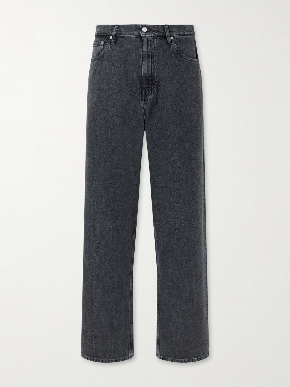Jil Sander Wide-leg Jeans In Black