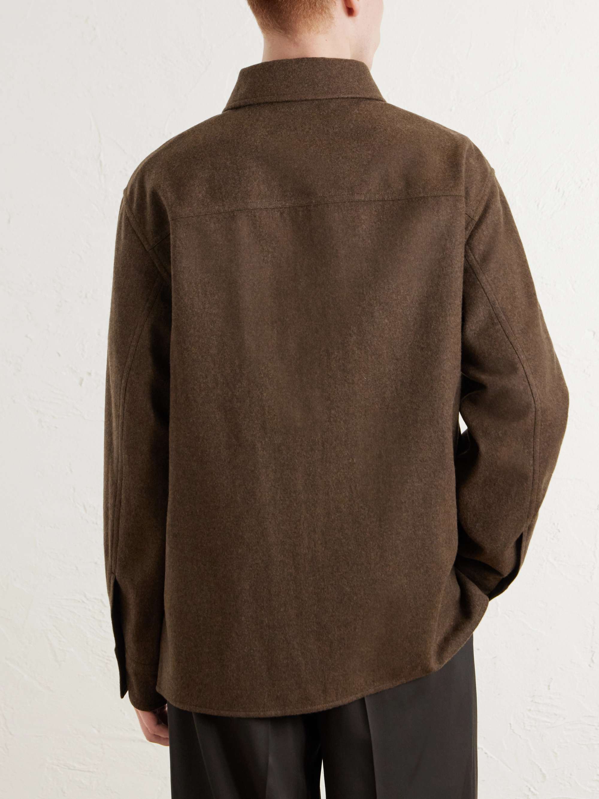 JIL SANDER Virgin Wool Overshirt for Men | MR PORTER