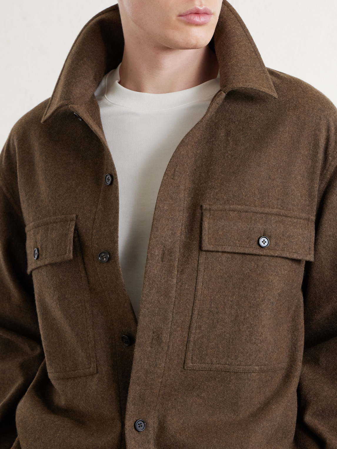 Virgin Wool Overshirt