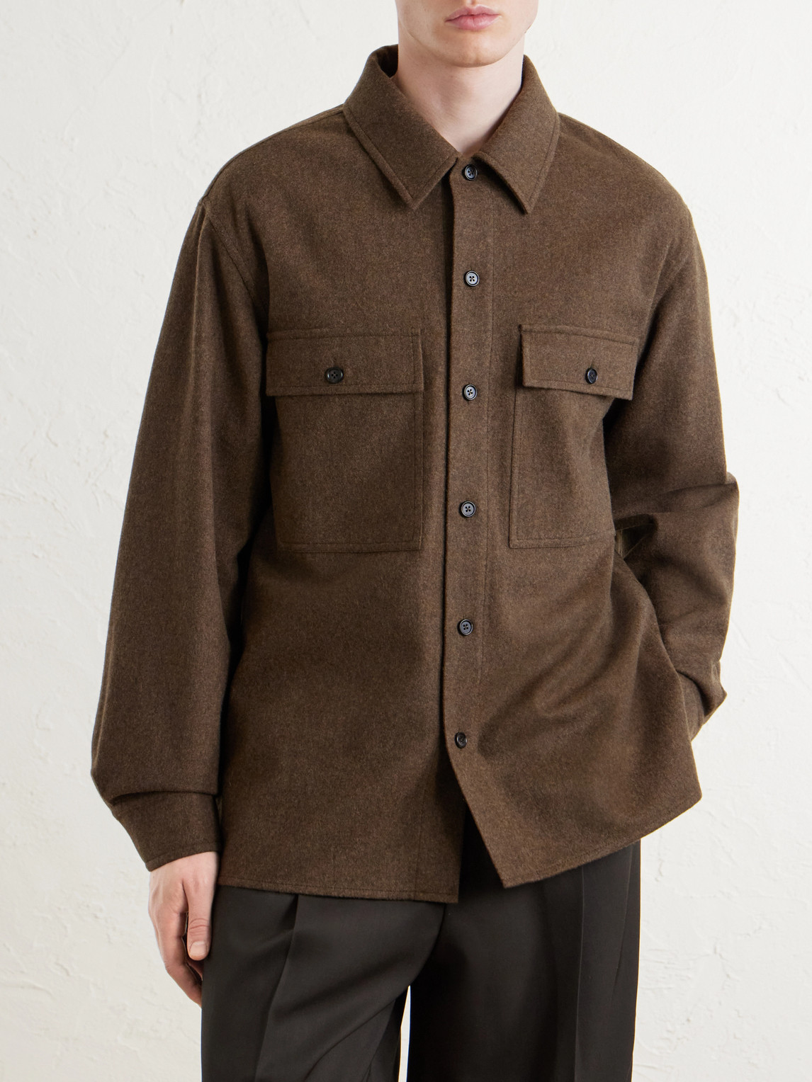 Virgin Wool Overshirt