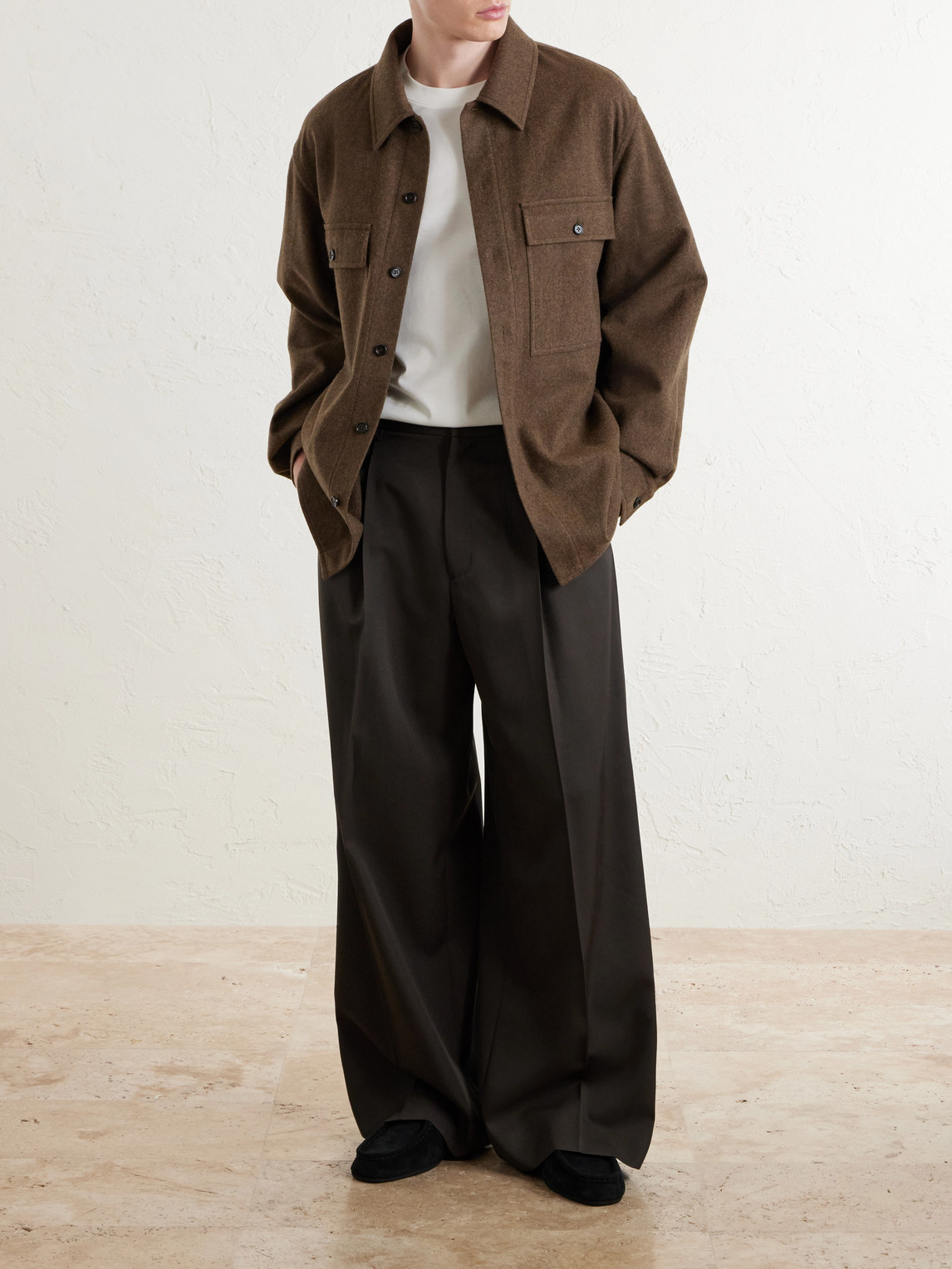 Virgin Wool Overshirt