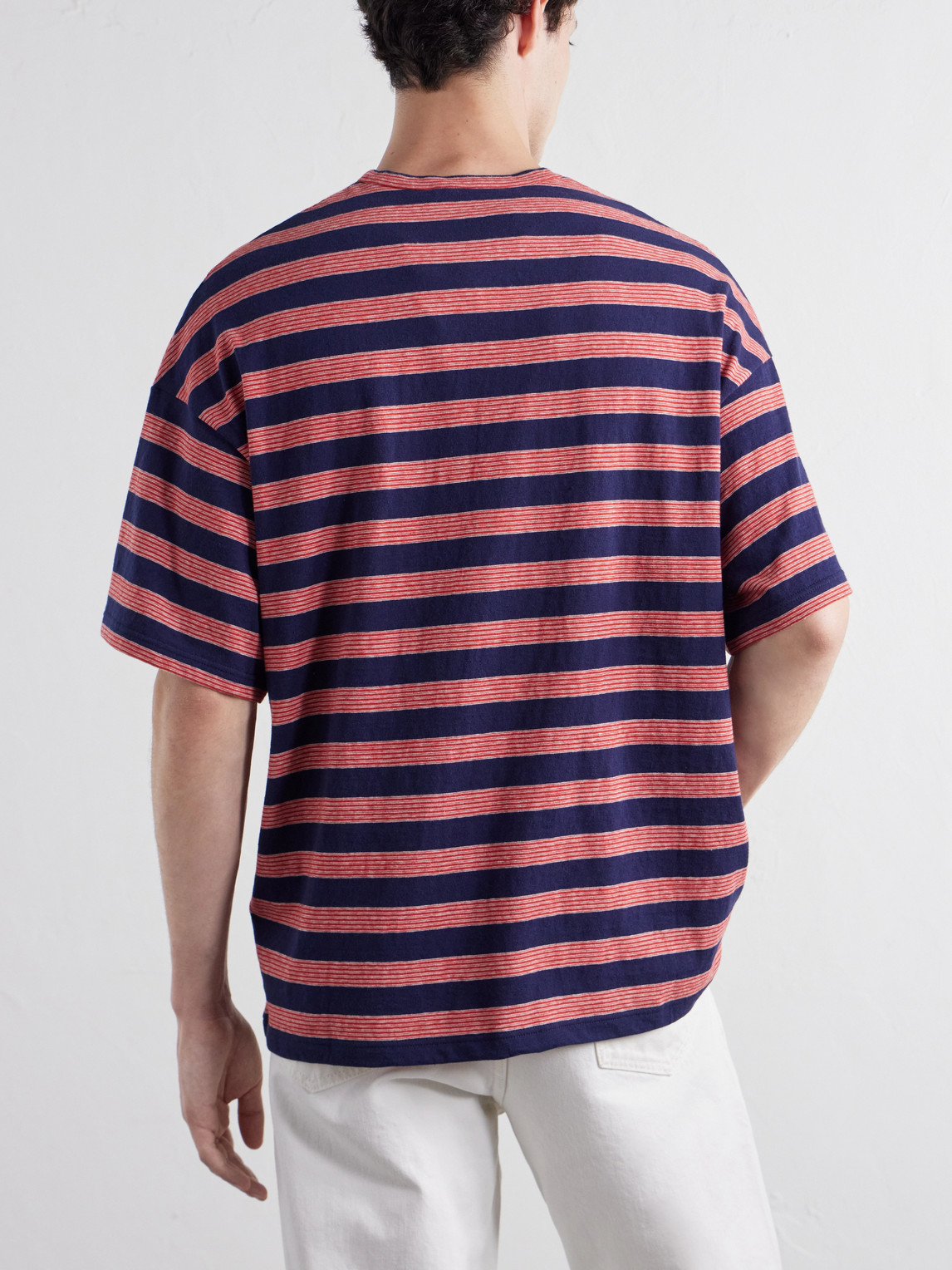 Striped Cotton-Jersey T-Shirt