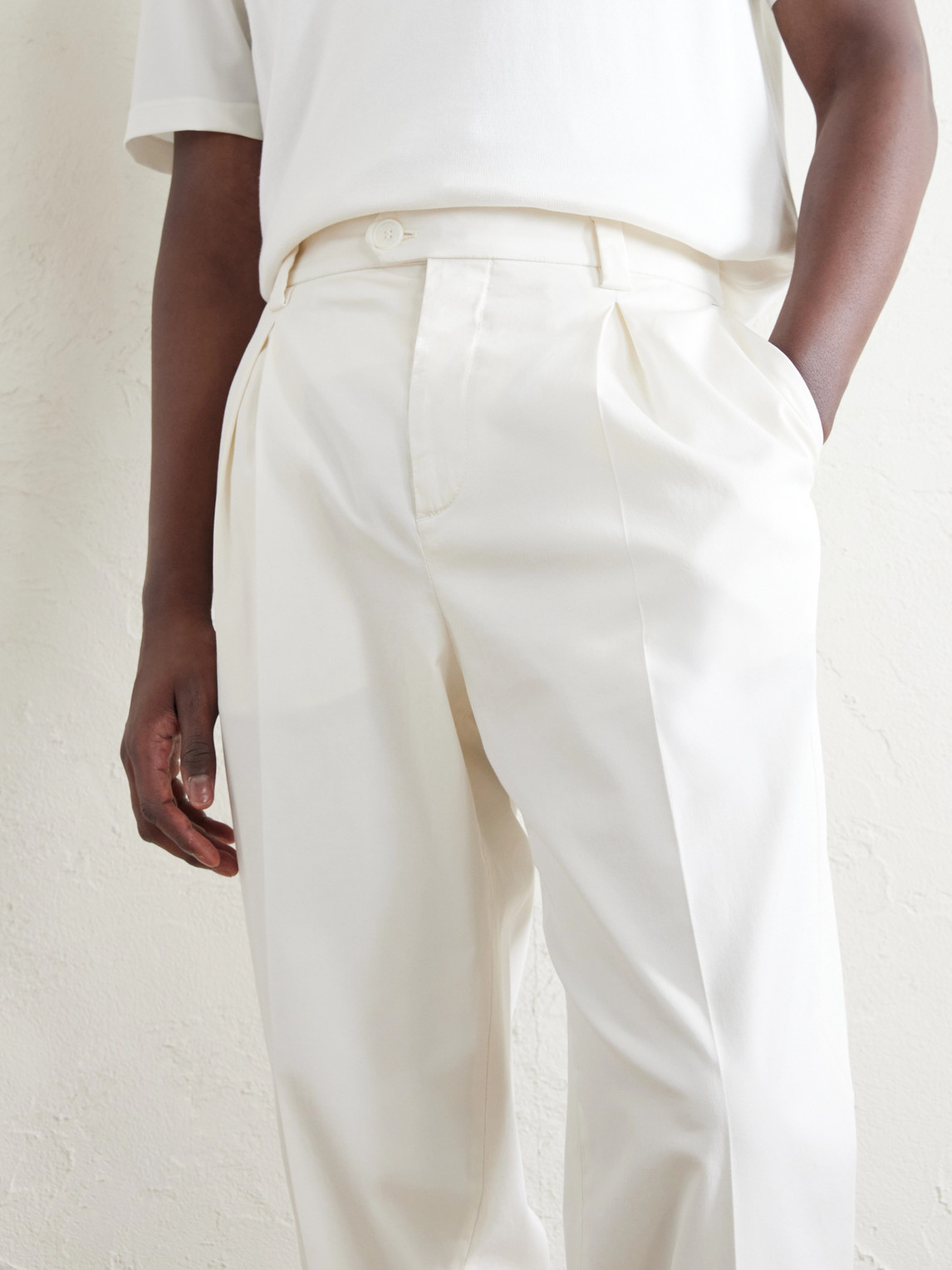 Straight-Leg Cotton-Blend Golf Trousers
