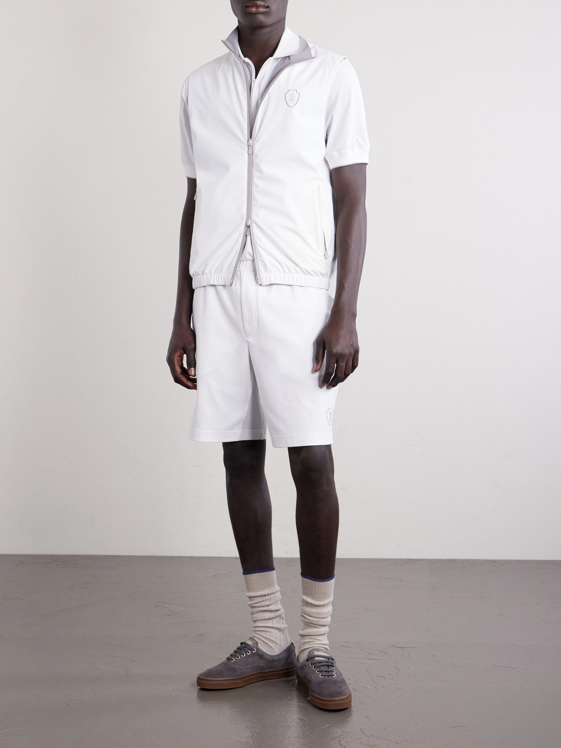 Logo-Appliquéd Jersey Polo Shirt