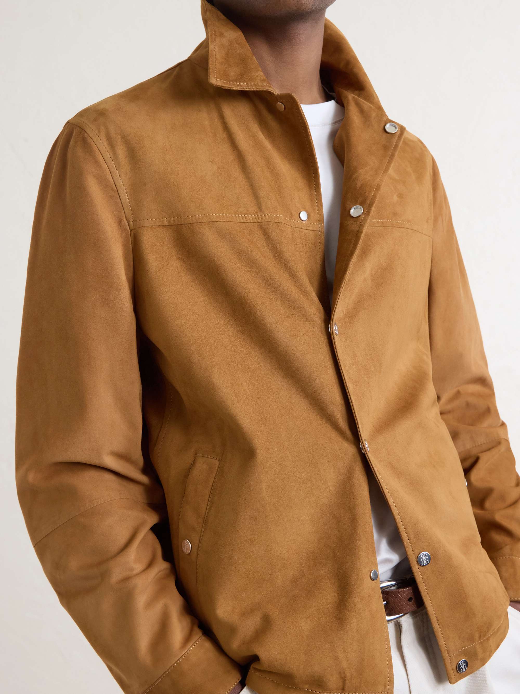 BRUNELLO CUCINELLI Suede Jacket for Men | MR PORTER
