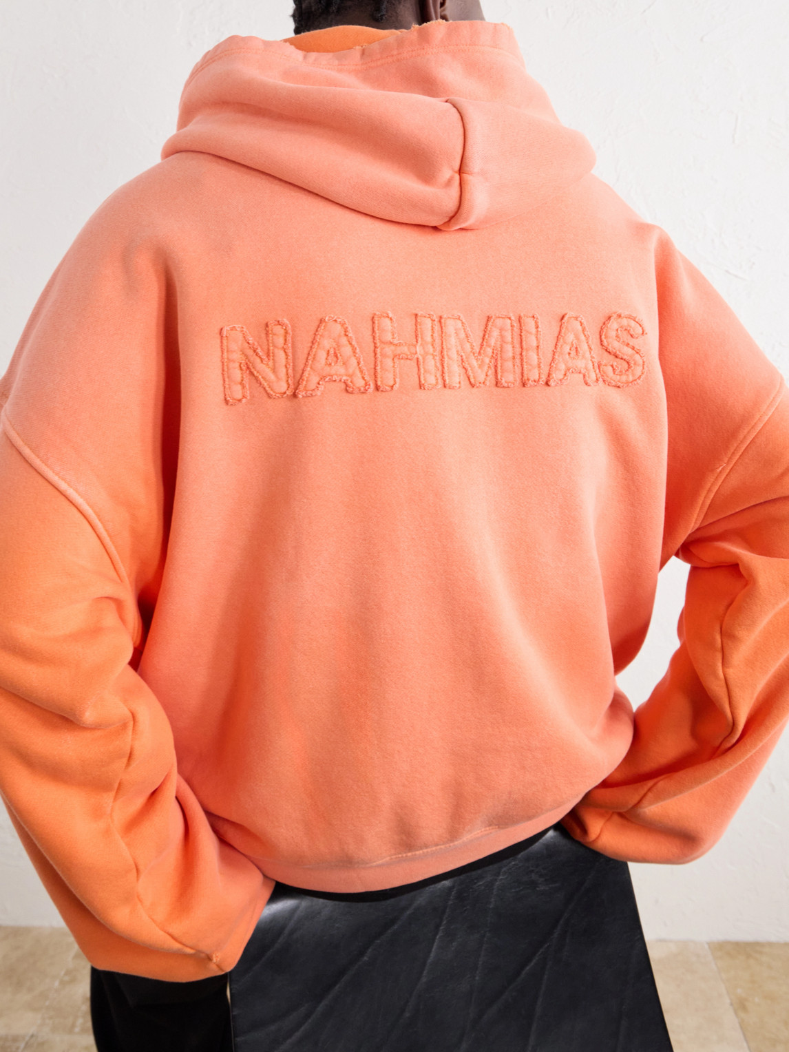 Distressed Cotton-Jersey Zip-Up Hoodie