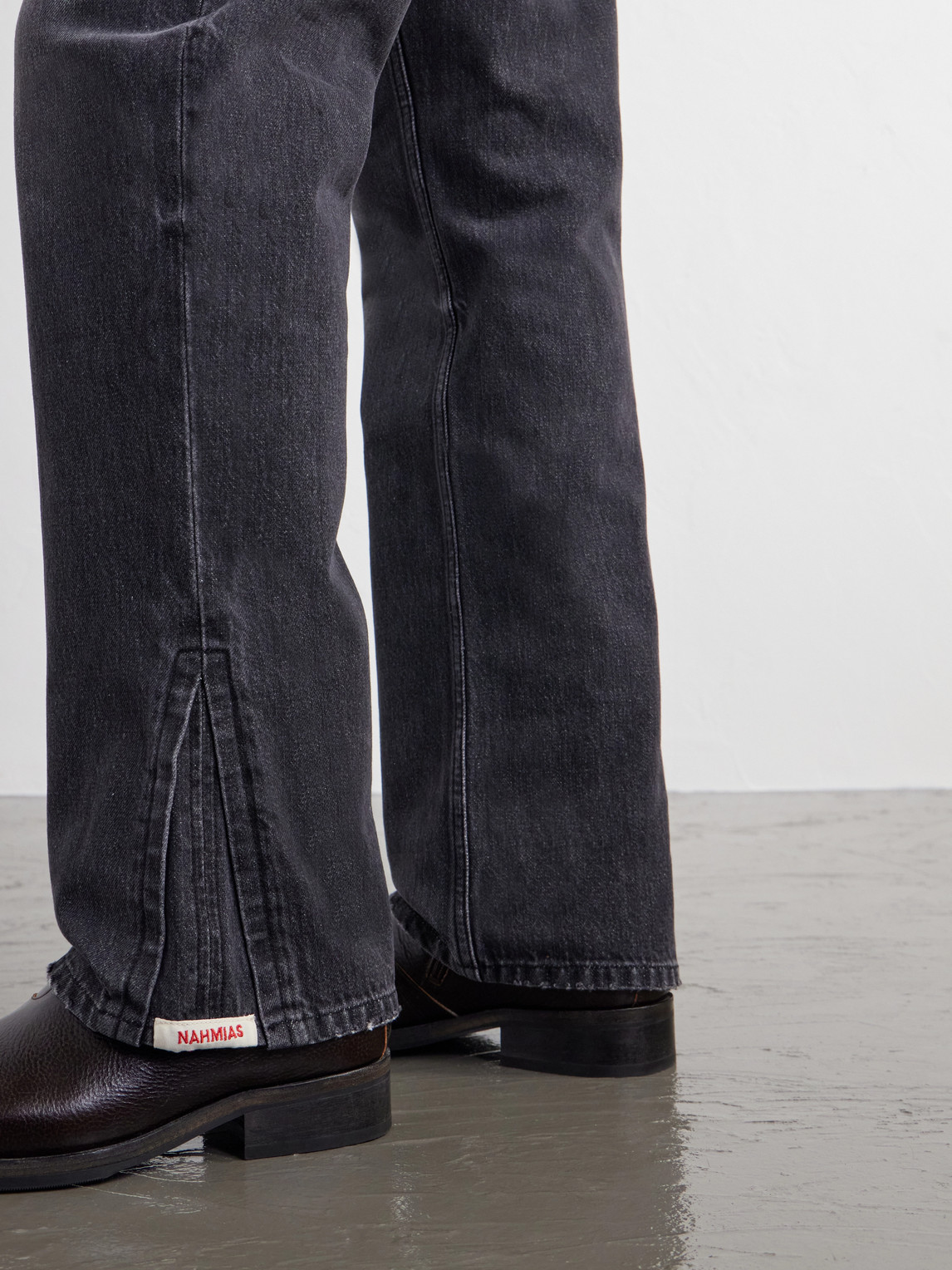 Straight-Leg Cotton-Blend Jeans