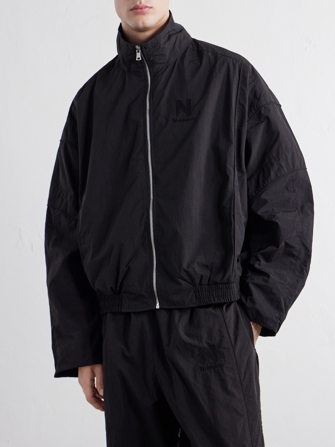 Logo-Embroidered Shell Jacket