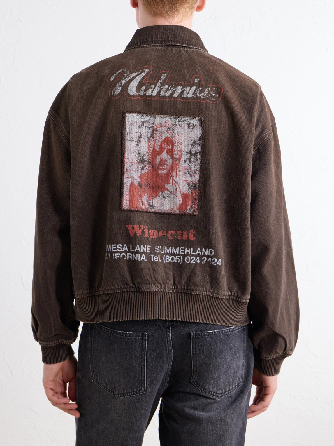 Wipeout Distressed Cotton-Twill Jacket