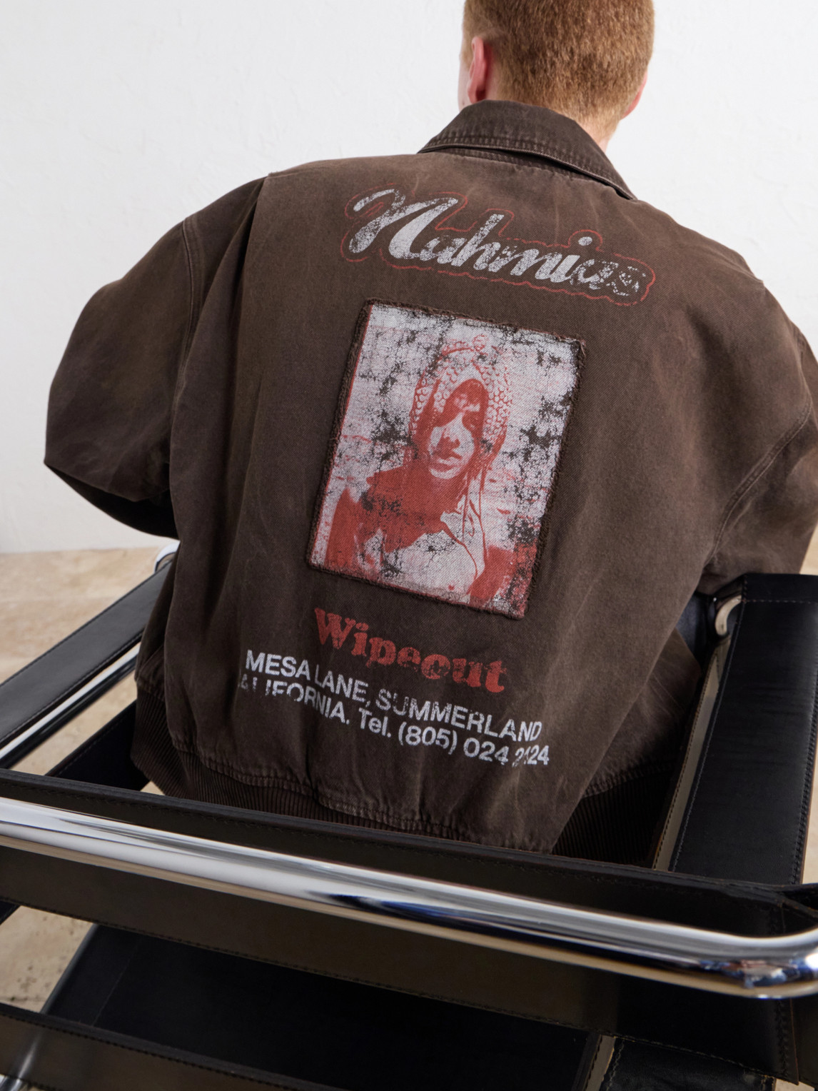 Wipeout Distressed Cotton-Twill Jacket