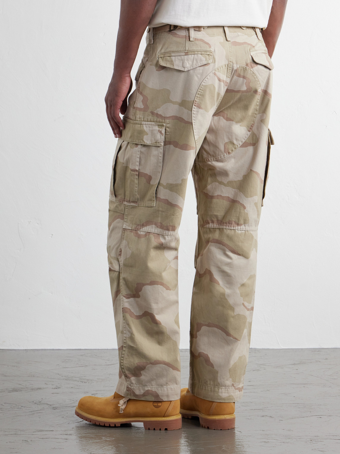 Aimé Leon Dore - Wide-Leg Camouflage-Print Cotton-Twill Cargo Trousers