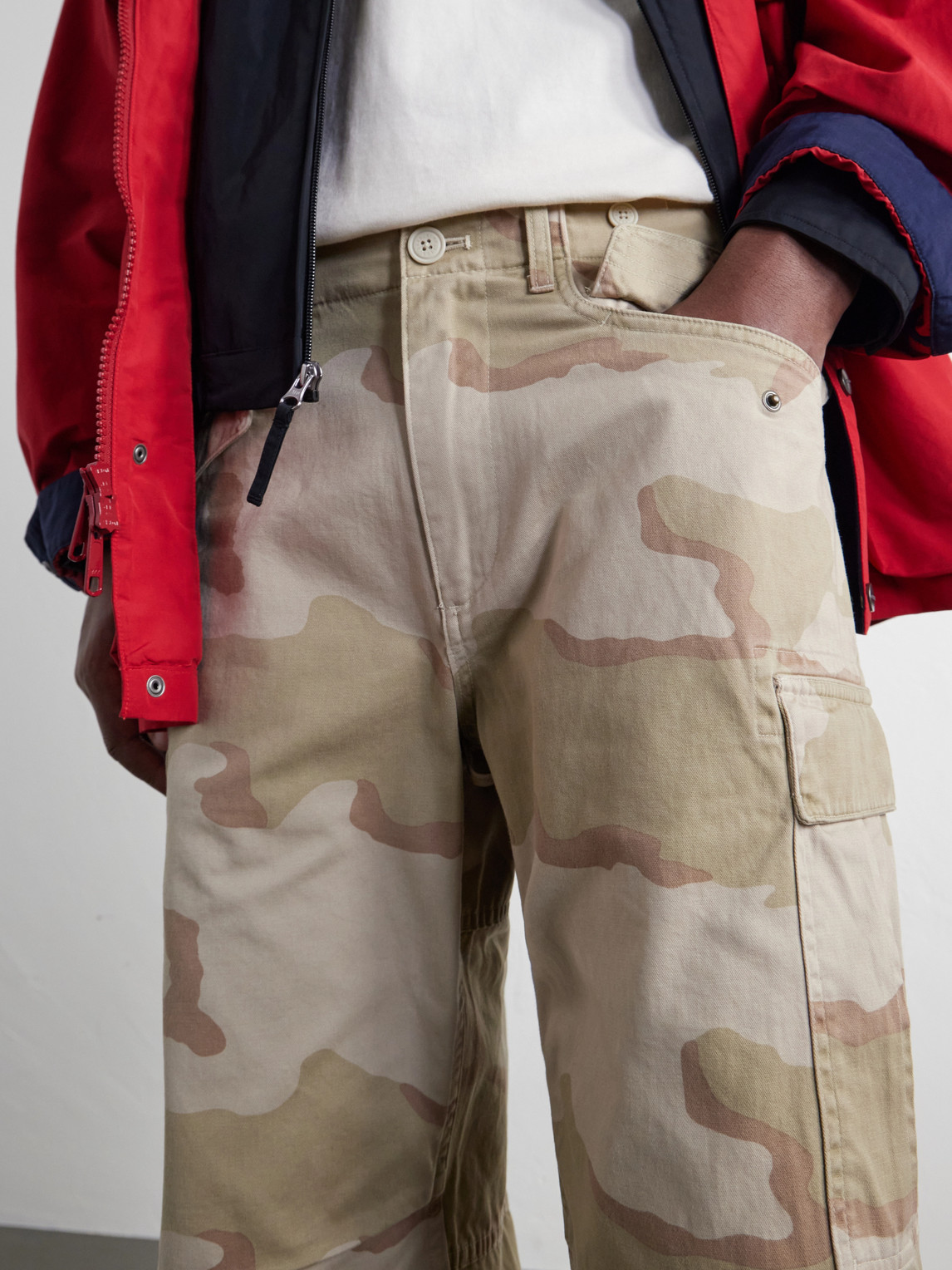 Aimé Leon Dore - Wide-Leg Camouflage-Print Cotton-Twill Cargo Trousers