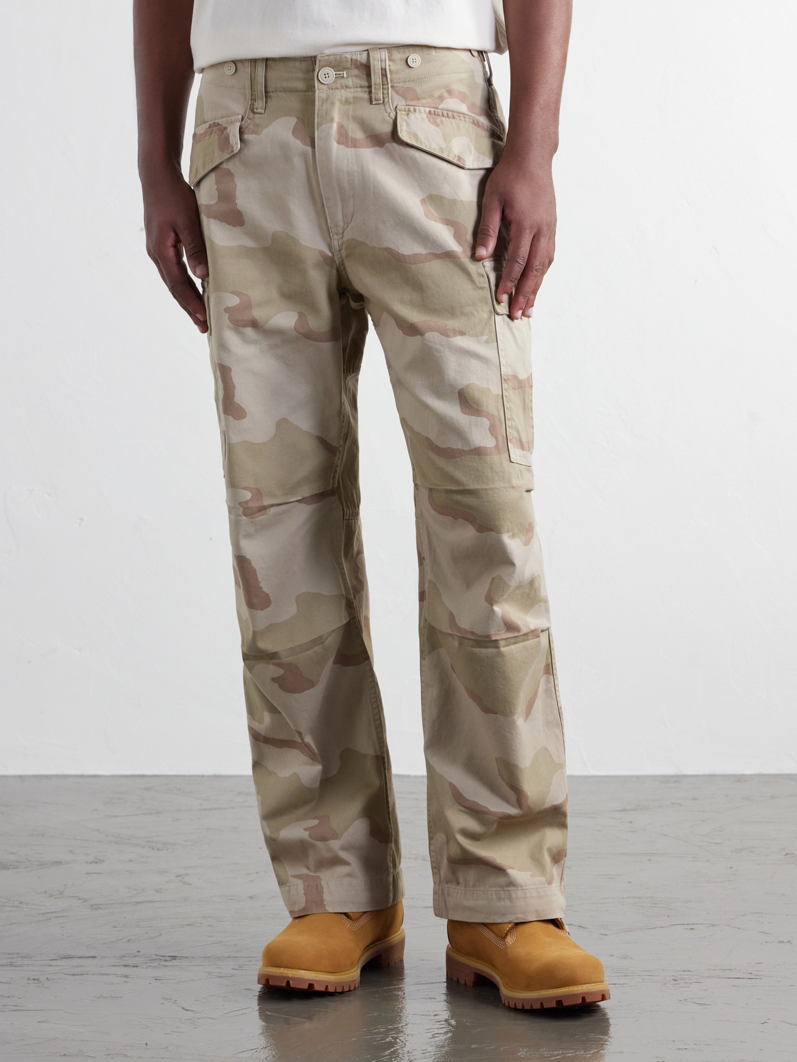 Aimé Leon Dore - Wide-Leg Camouflage-Print Cotton-Twill Cargo Trousers