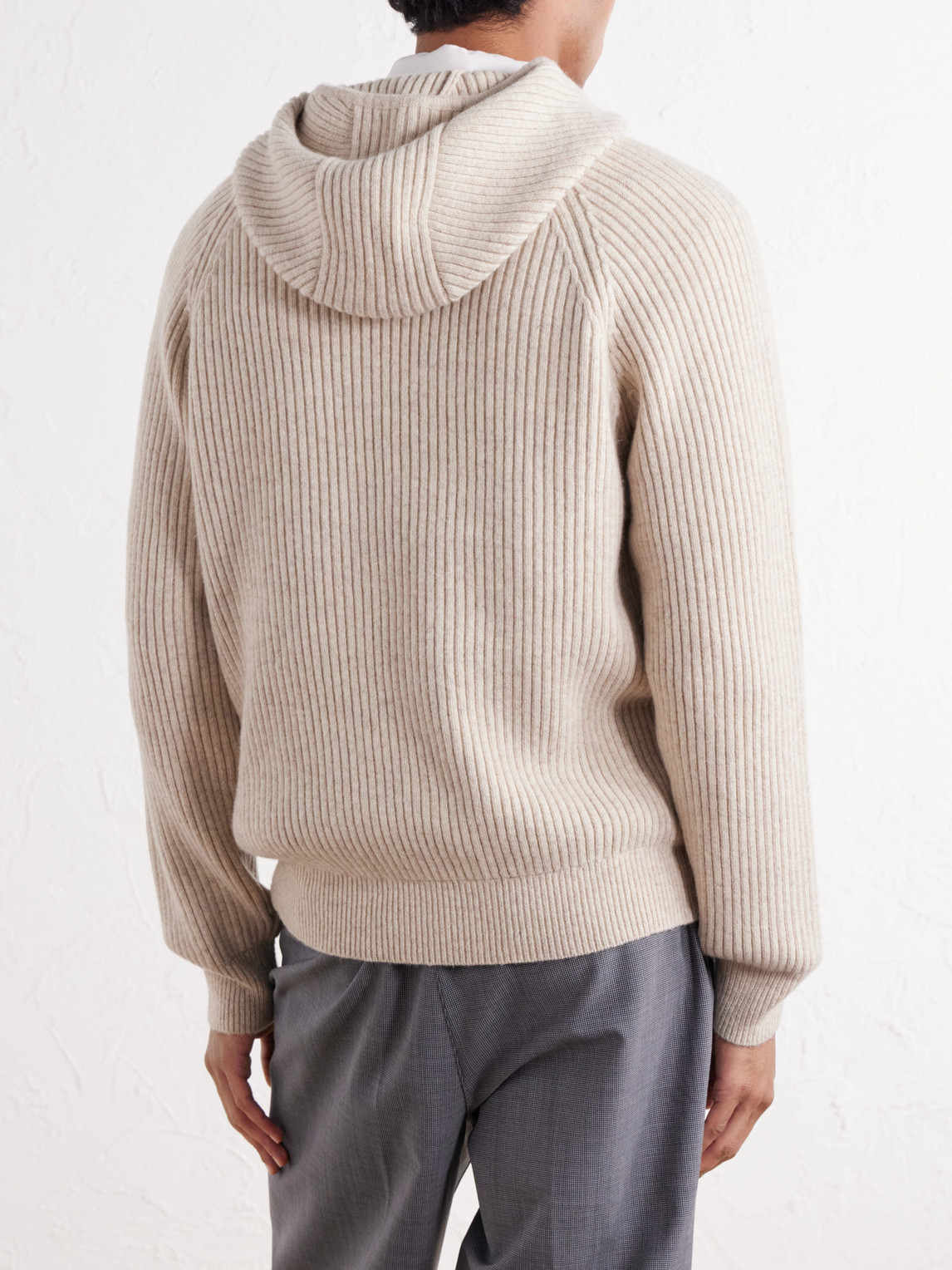 Aimé Leon Dore - Ribbed-Knit Wool-Blend Hoodie