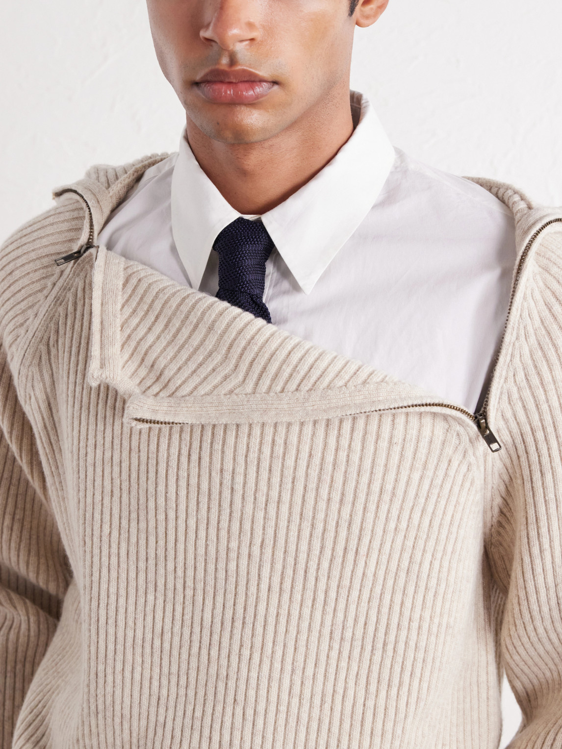 Aimé Leon Dore - Ribbed-Knit Wool-Blend Hoodie