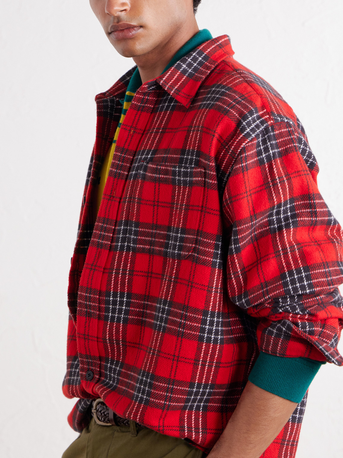 Aimé Leon Dore - Checked Cotton-Flannel Shirt
