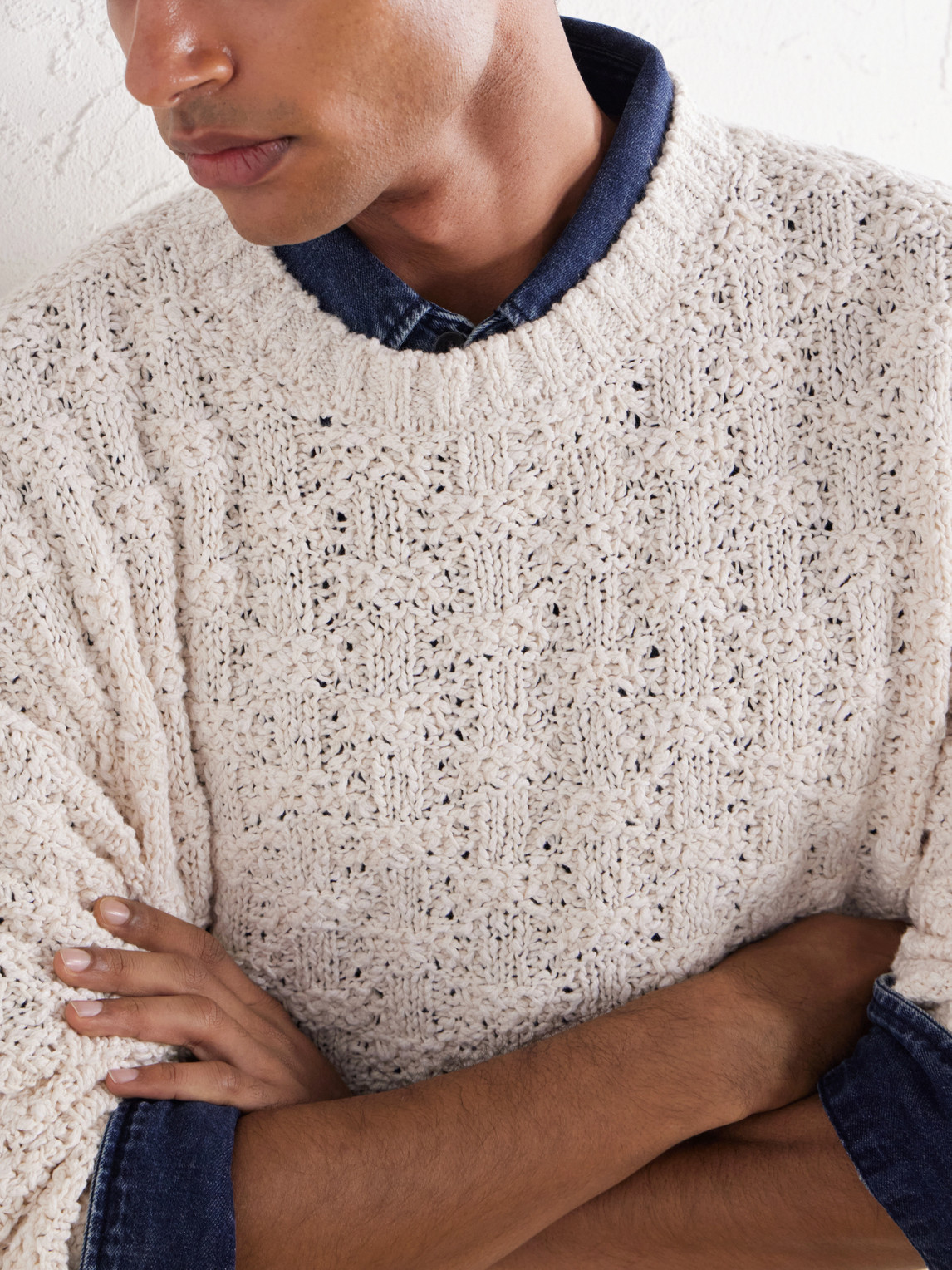 Aimé Leon Dore - Textured Cotton-Blend Sweater
