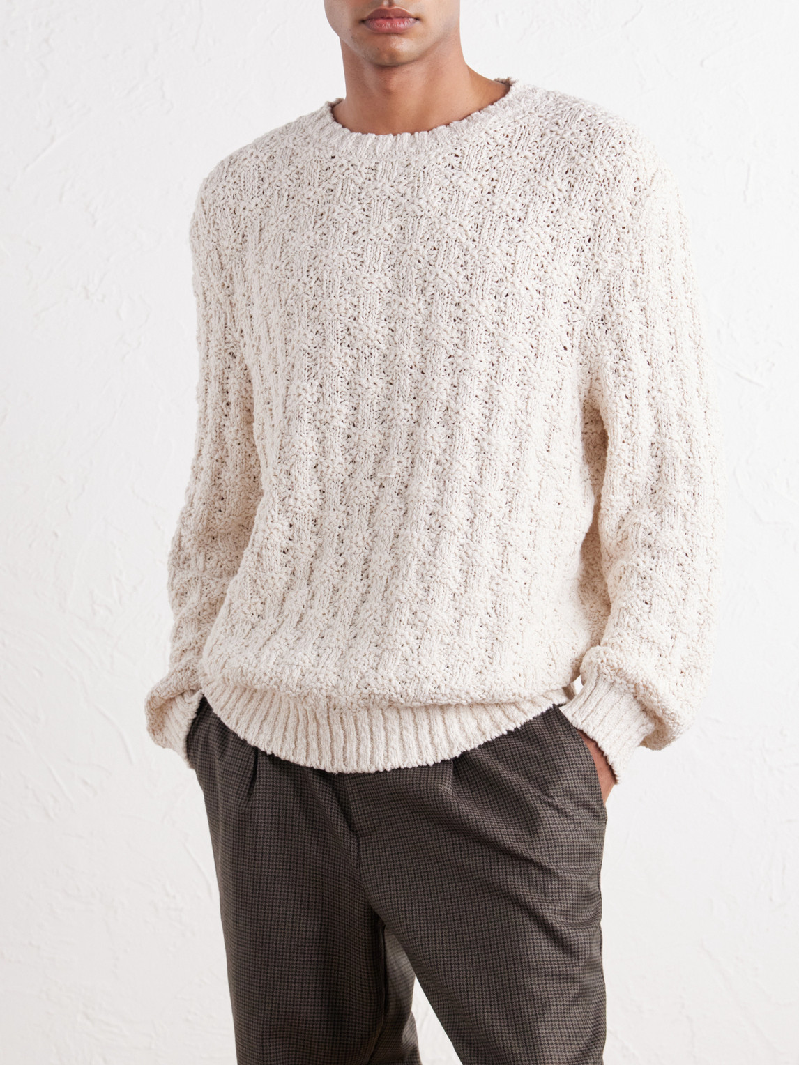 Aimé Leon Dore - Textured Cotton-Blend Sweater