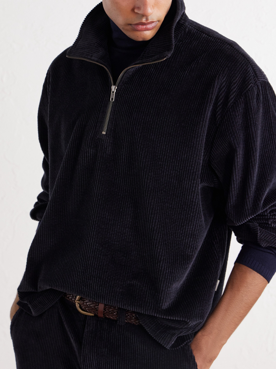 Aimé Leon Dore - Cotton-Corduroy Zip-Up Sweatshirt