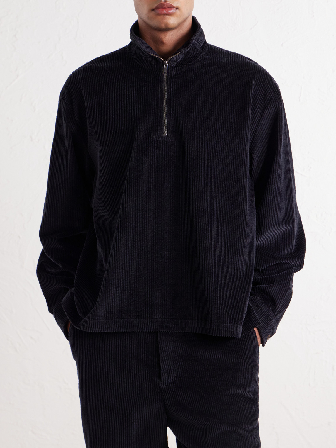 Aimé Leon Dore - Cotton-Corduroy Zip-Up Sweatshirt