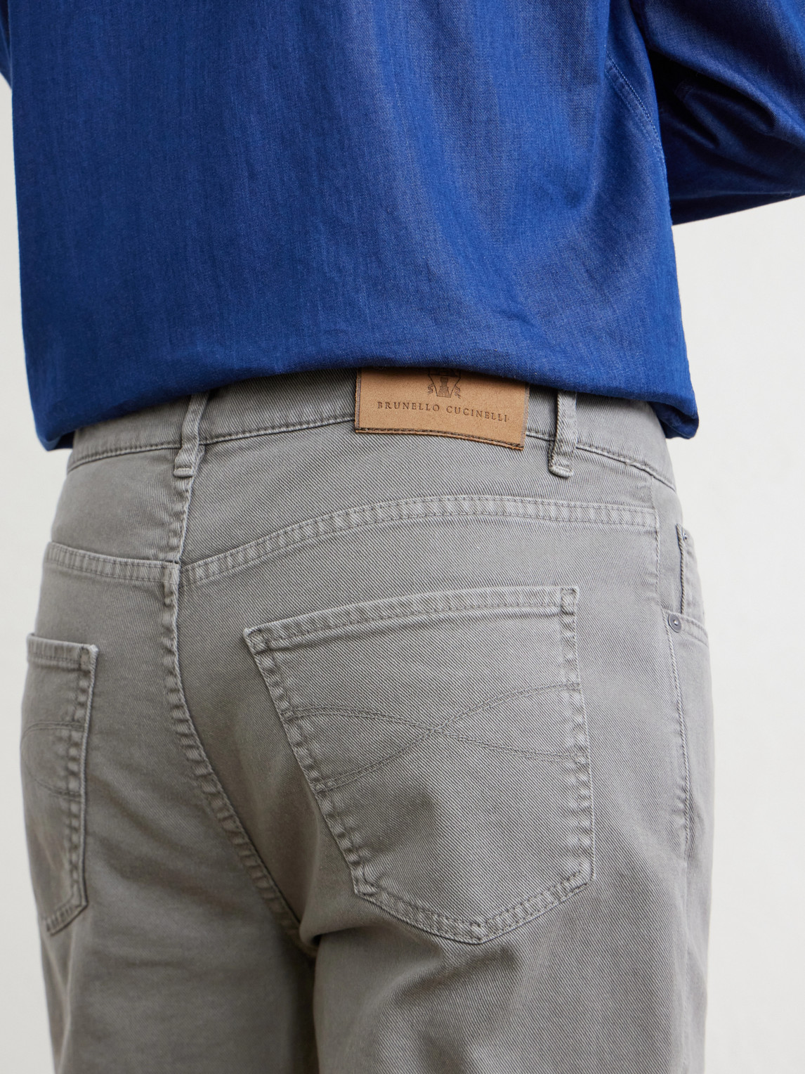Fit Cotton-Blend Jeans Slim