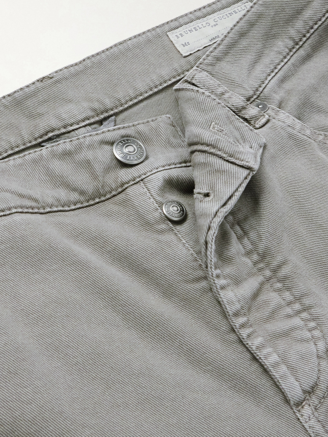Fit Cotton-Blend Jeans Slim